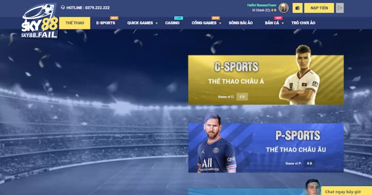 Thể Thao Sky88: Sân Chơi Cá Cược Đỉnh Cao Cho Bet Thủ 1 Thể Thao Sky88 Là Gì?
