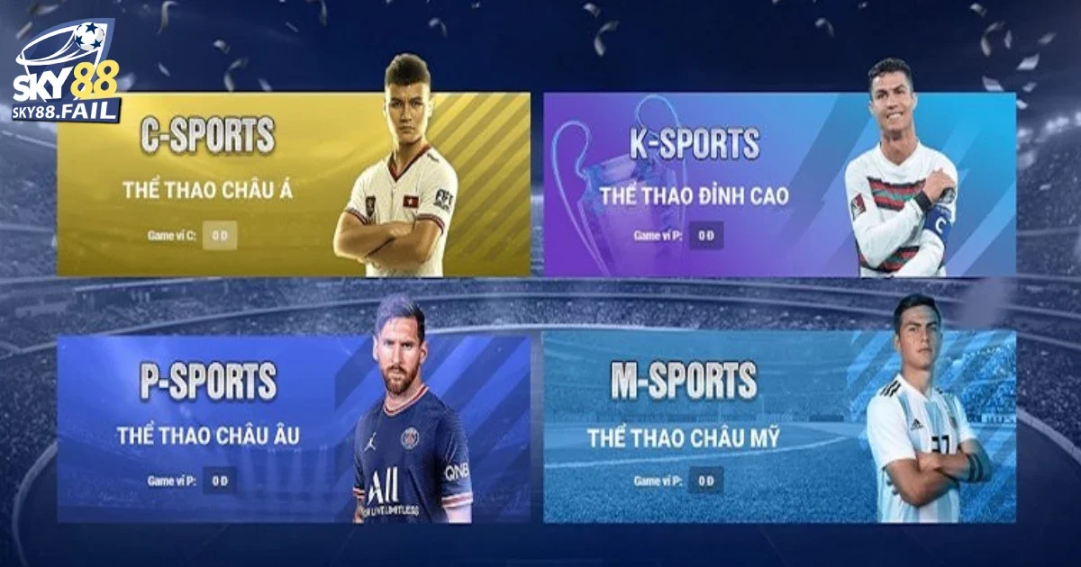 Thể Thao Sky88: Sân Chơi Cá Cược Đỉnh Cao Cho Bet Thủ 2 Các Môn Thể Thao Sky88 Phổ Biến