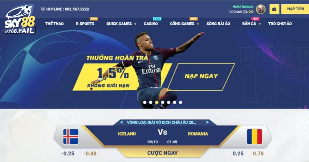 Thể Thao Sky88: Sân Chơi Cá Cược Đỉnh Cao Cho Bet Thủ 5 Khuyến Mãi Dành Riêng Cho Cá Cược Thể Thao Tại Sky88